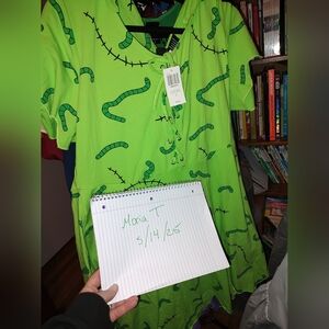 Her Universe Nightmare Before Christmas Oogie Hooded Dress Plus Size 2 BNWT